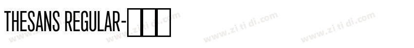 TheSans regular字体转换 TheSans regular字体转换